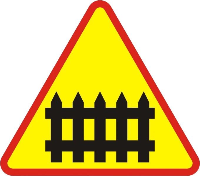 A-9 Przejazd kolejowy z zaporami