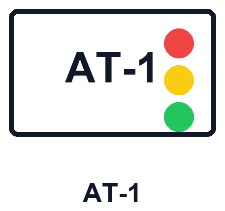 Znak tramwajowy AT-1