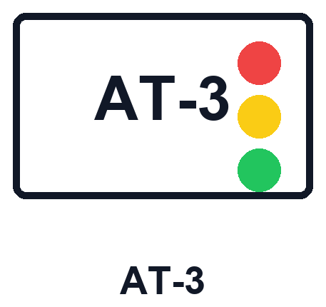 Znak tramwajowy AT-3