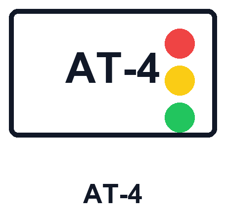 Znak tramwajowy AT-4