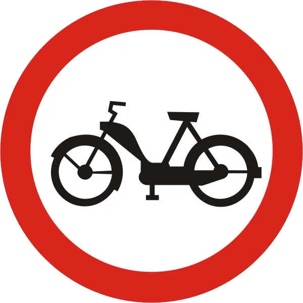 Zakaz wjazdu motorowerów