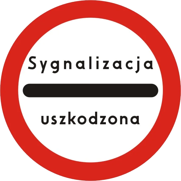 Sygnalizacja uszkodzona