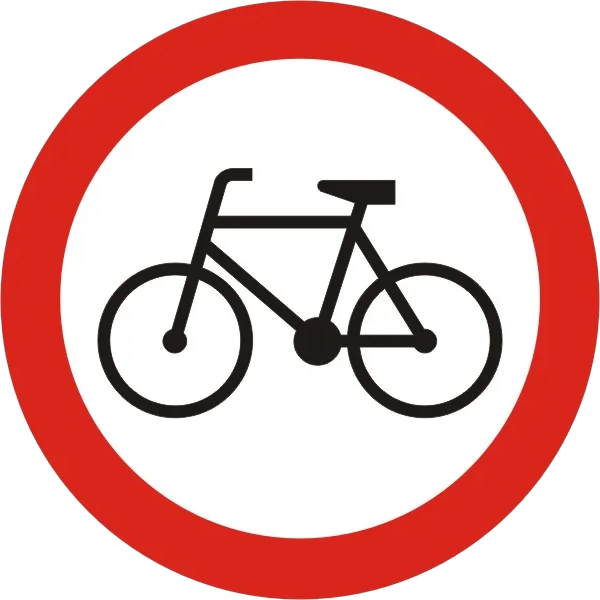 Zakaz wjazdu rowerów