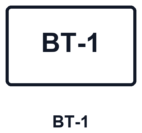 Znak tramwajowy BT-1