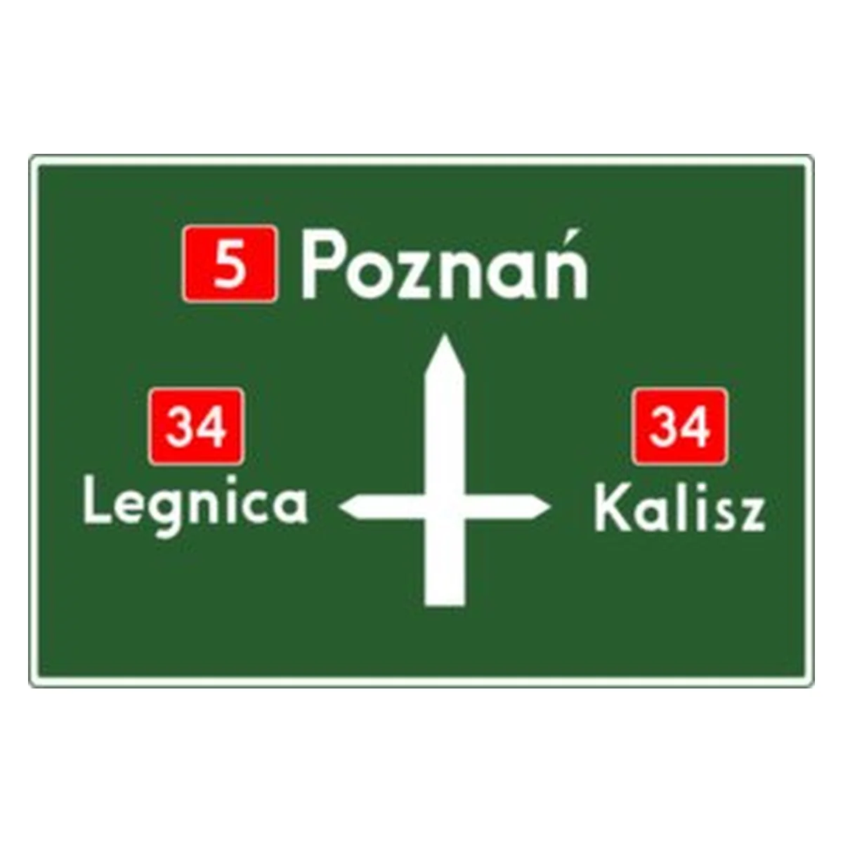 Tablica przeddrogowskazowa